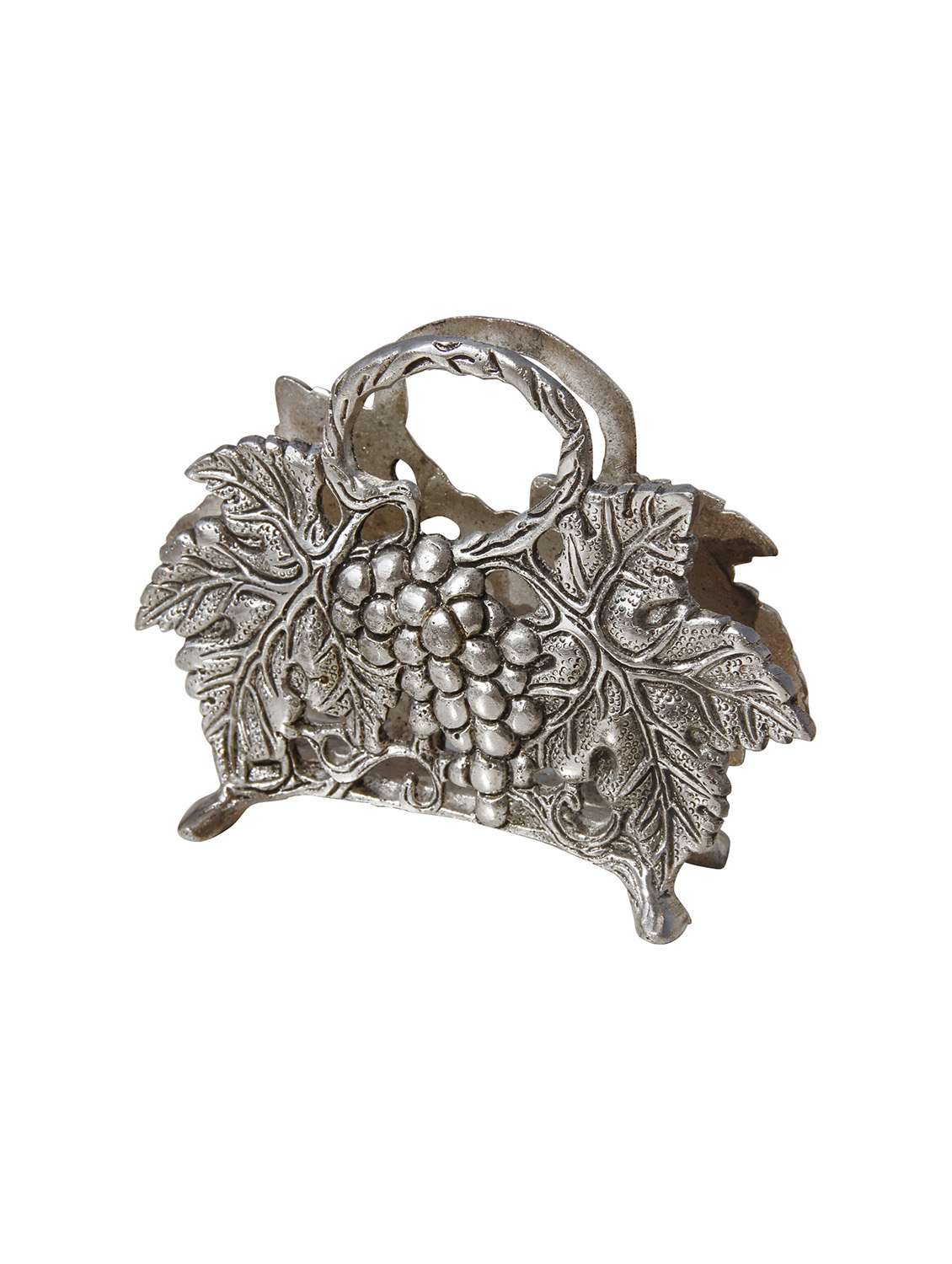 napkin holder fruits pattern in metal