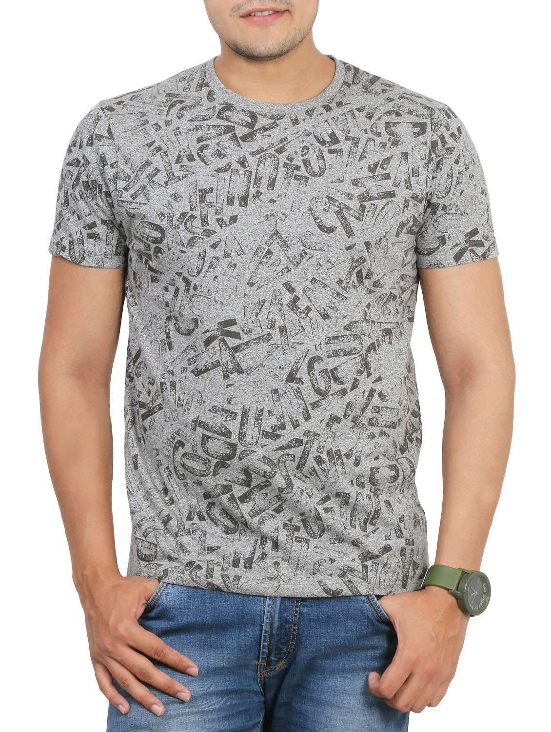 grey cotton tshirt