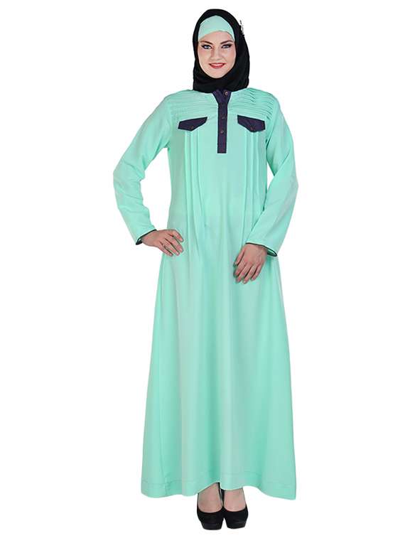 aquamarine koshibo full sleeved abaya