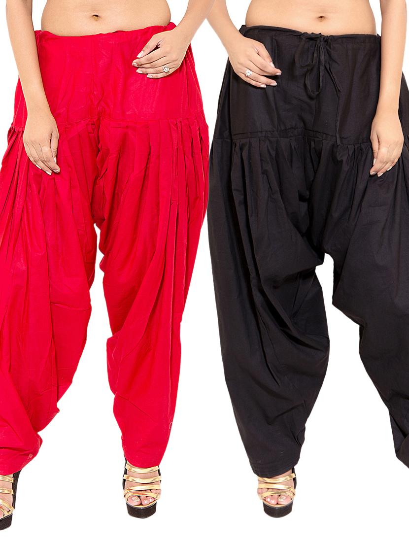 black cotton combo salwars - 11120000 -  Zoom Image - 0