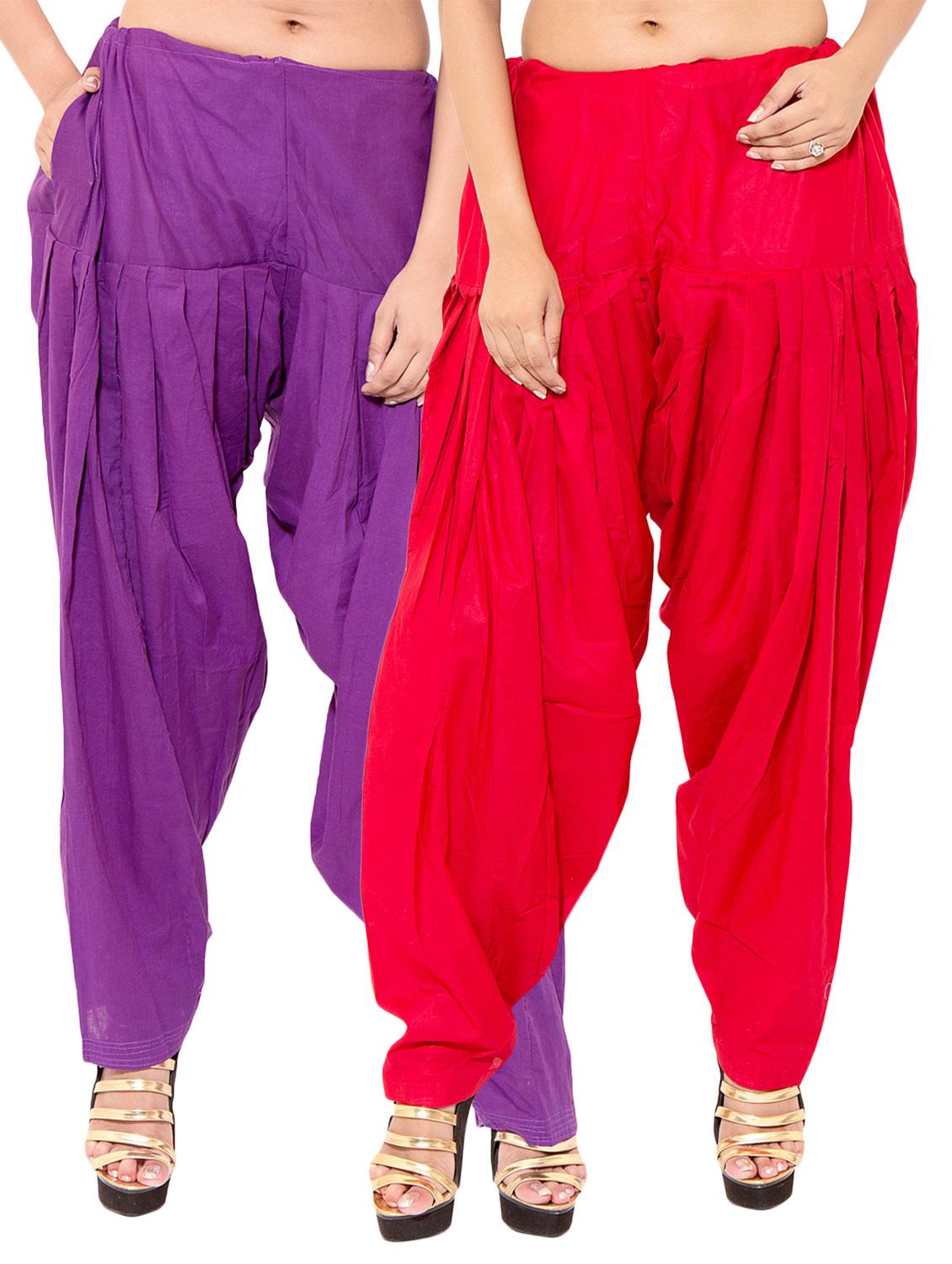 multi color cotton combo salwar - 11120026 - Zoom Image - 0