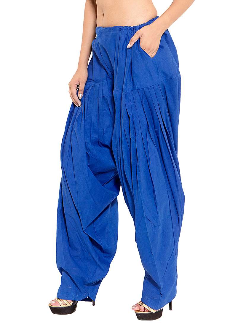 multi colored cotton combo salwars - 11120034 -  Standard Image - 5