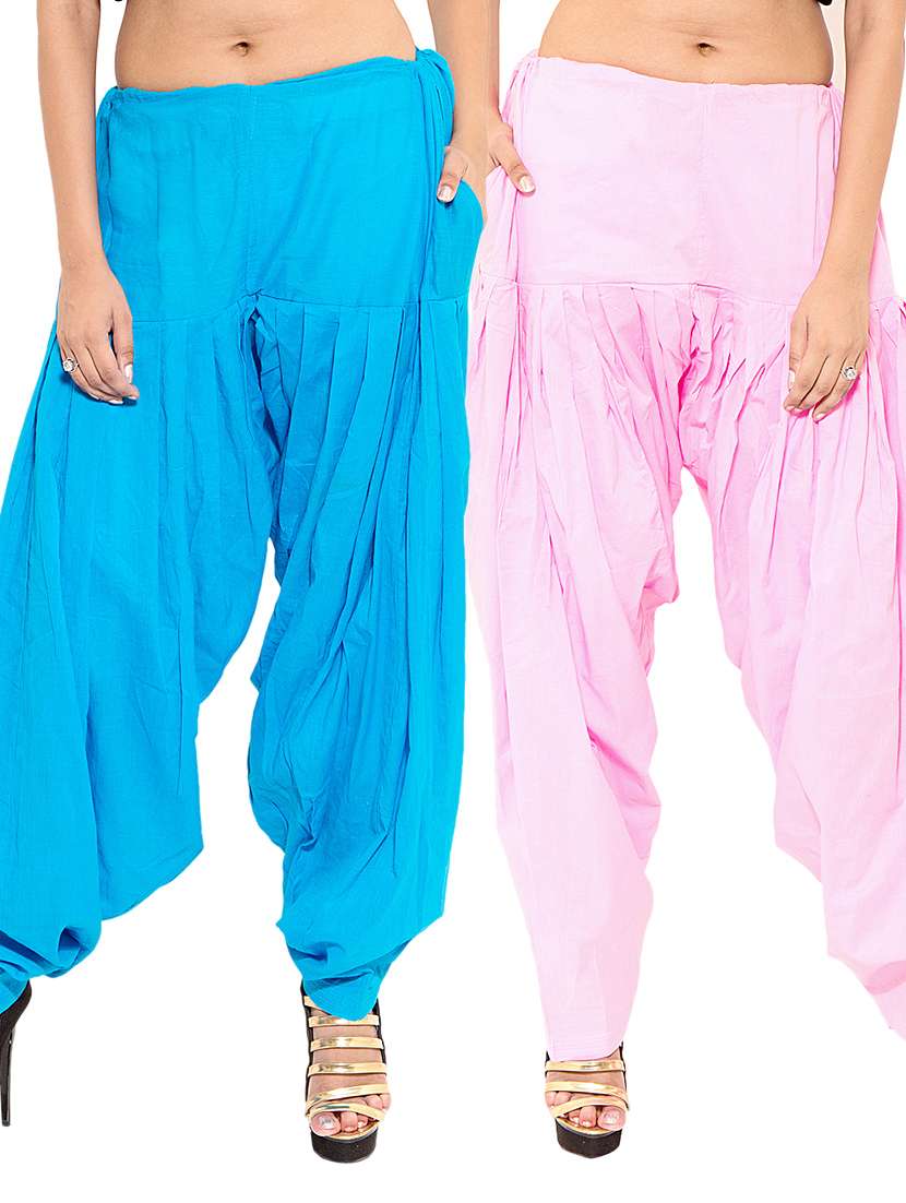 multi color cotton combo salwar - 11120037 - Zoom Image - 0