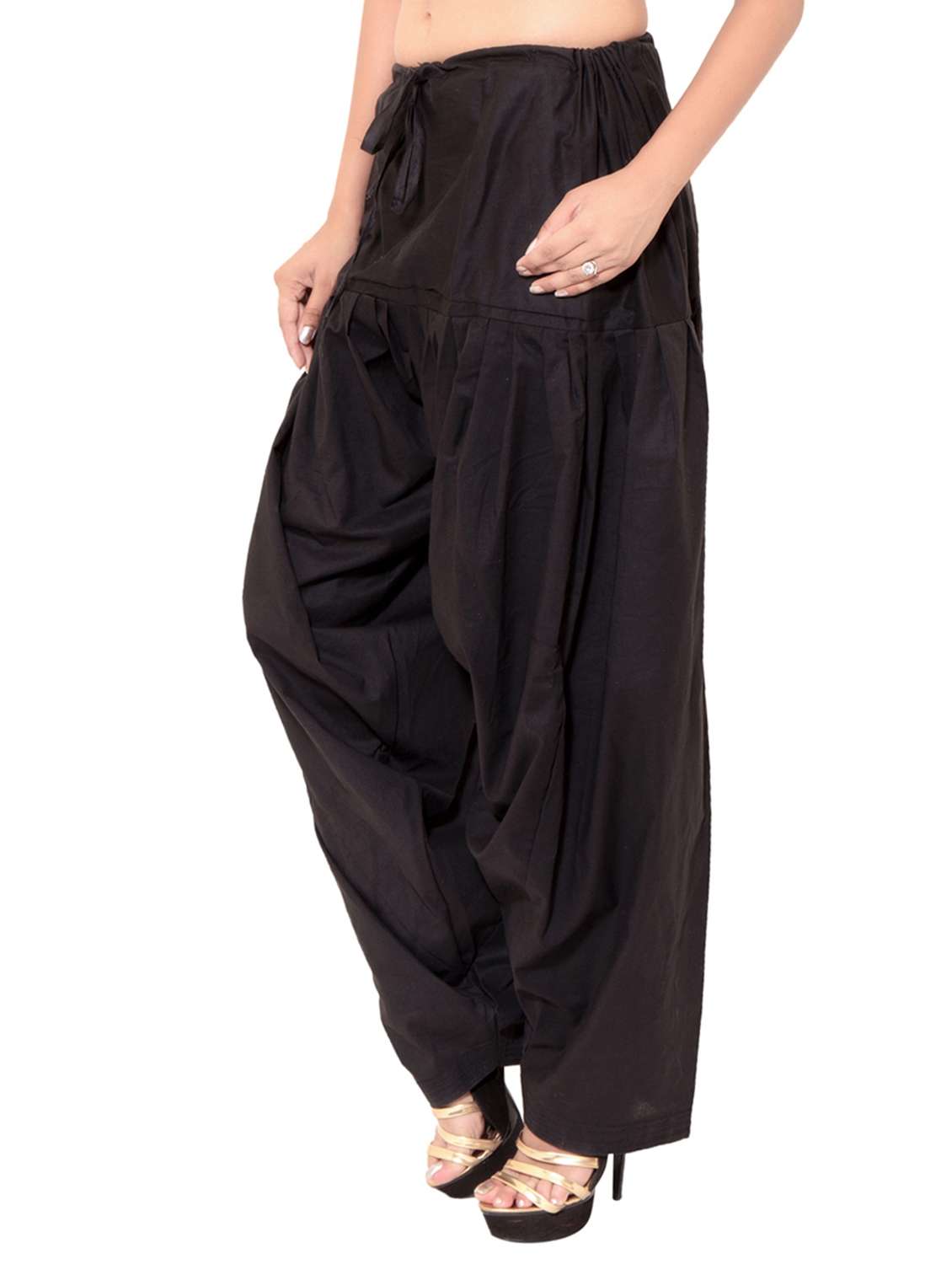 multi colored cotton patiyala salwar combo - 11120041 -  Standard Image - 5