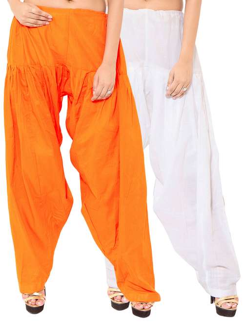 multi colored cotton combo salwars - 11120043 - Standard Image - 0
