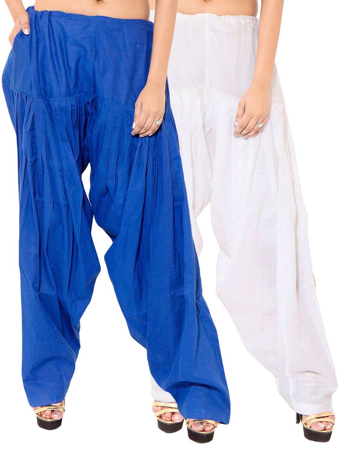 multi colored cotton combo salwars