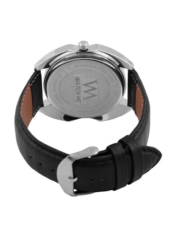 black leather wrist watch - 11123229 - Standard Image - 5
