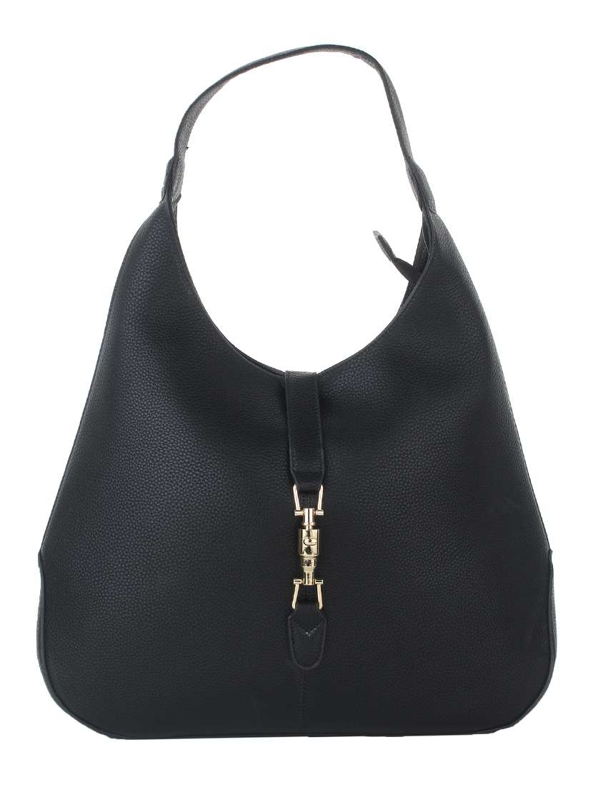 black leatherette handbag - 11131154 - Zoom Image - 0