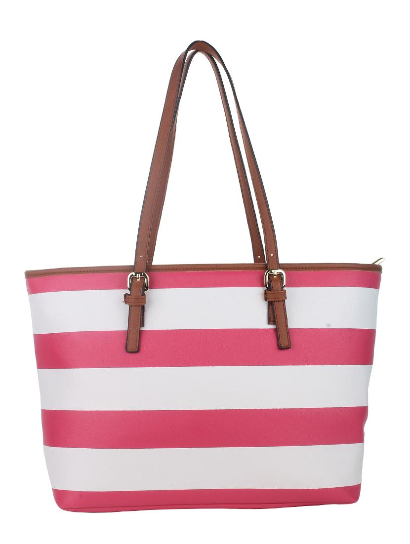 multi coloured leatherette tote - 11131157 - Zoom Image - 0