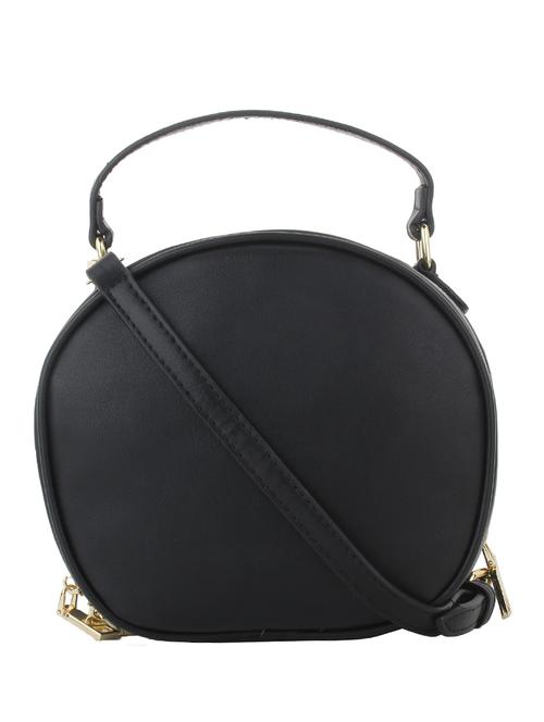 black leatherette sling bag - 11131445 - Standard Image - 0