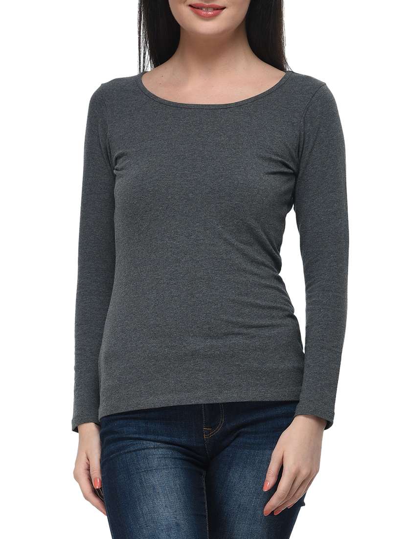 grey cotton top