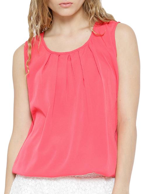 women's straight round neck top - 11142800 - Standard Image - 0