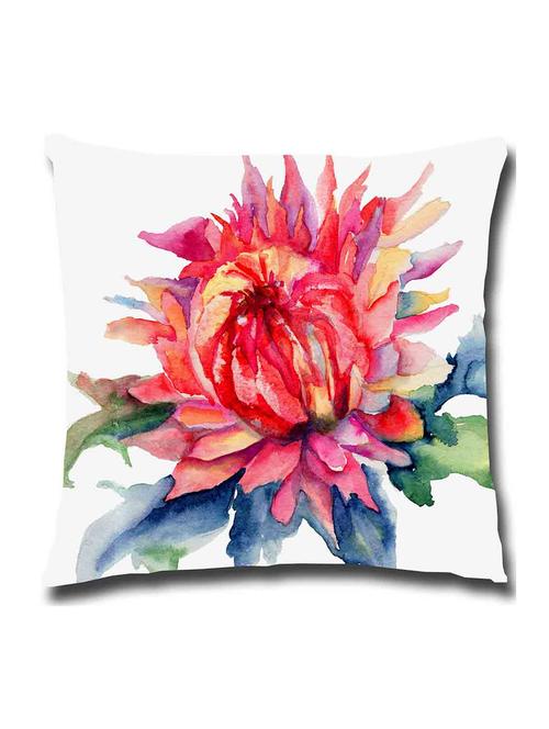 multicolored satin single cushion cover - 11155027 -  Standard Image - 0