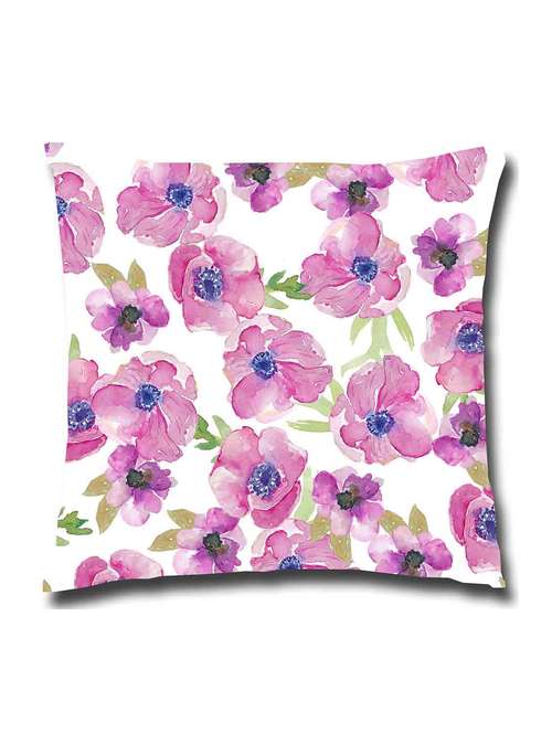 multicolored satin single cushion cover - 11155040 -  Standard Image - 0