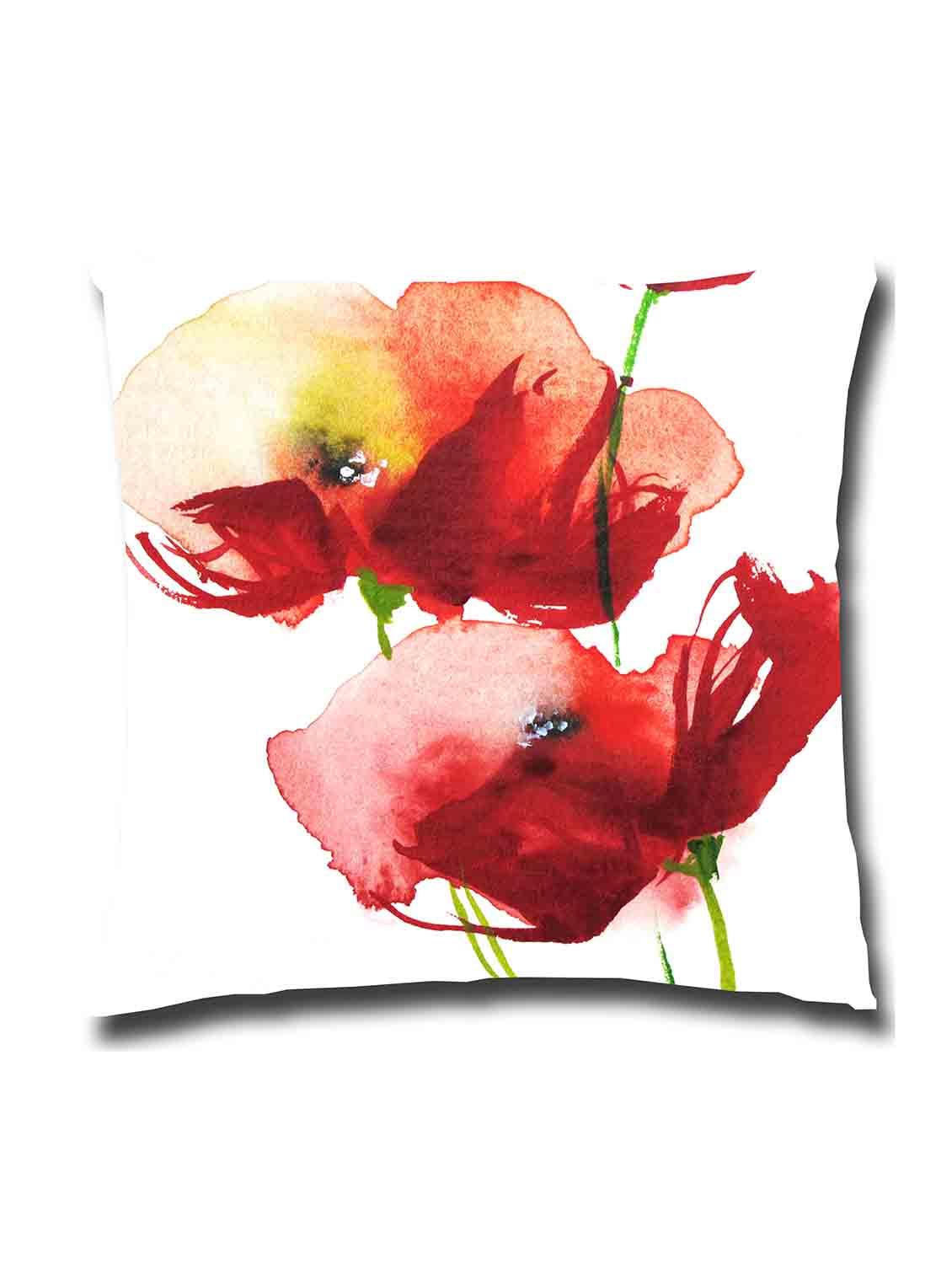 multicolored satin single cushion cover - 11155042 - Zoom Image - 0