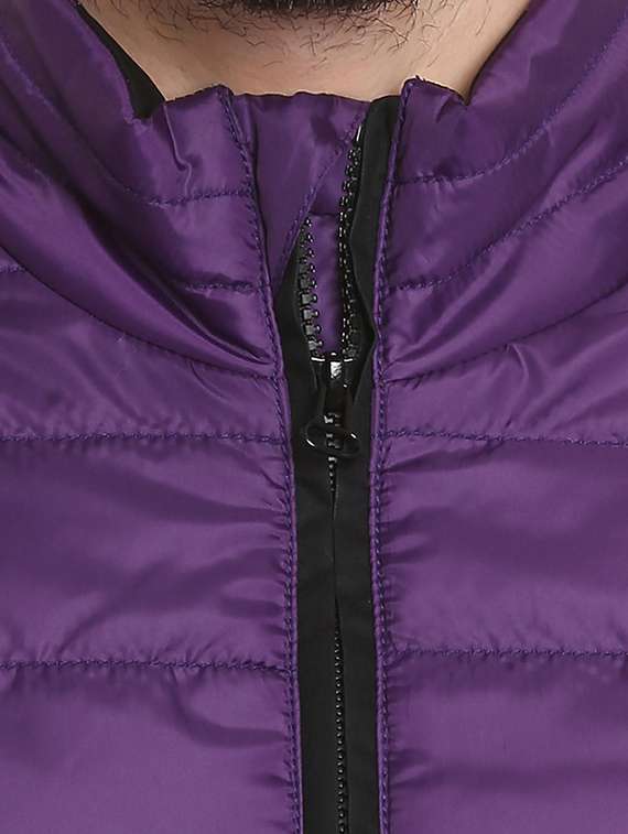 red nylon puffer jacket - 11205040 - Standard Image - 3