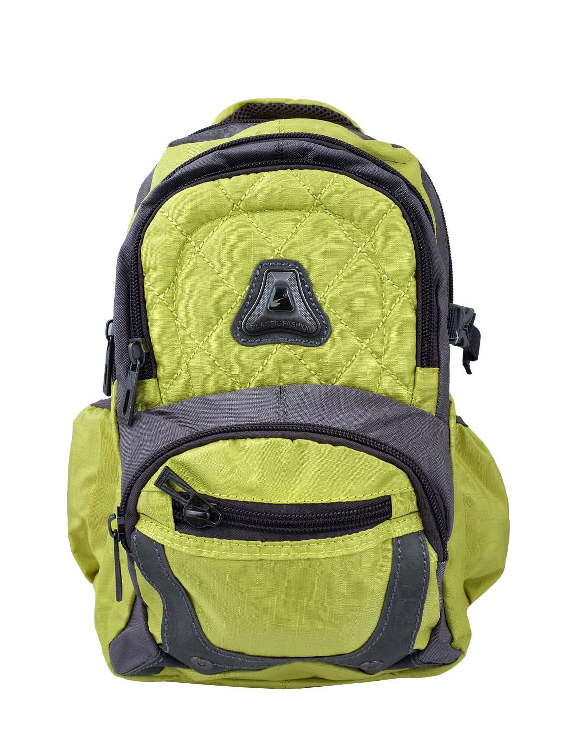 yellow synthetic backpack