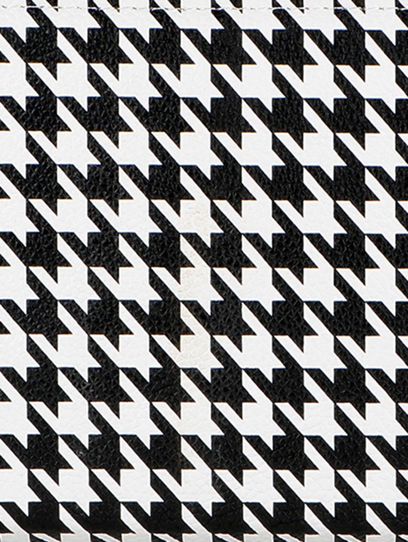 monochrome houndstooth printed clutch - 11279726 - Standard Image - 3