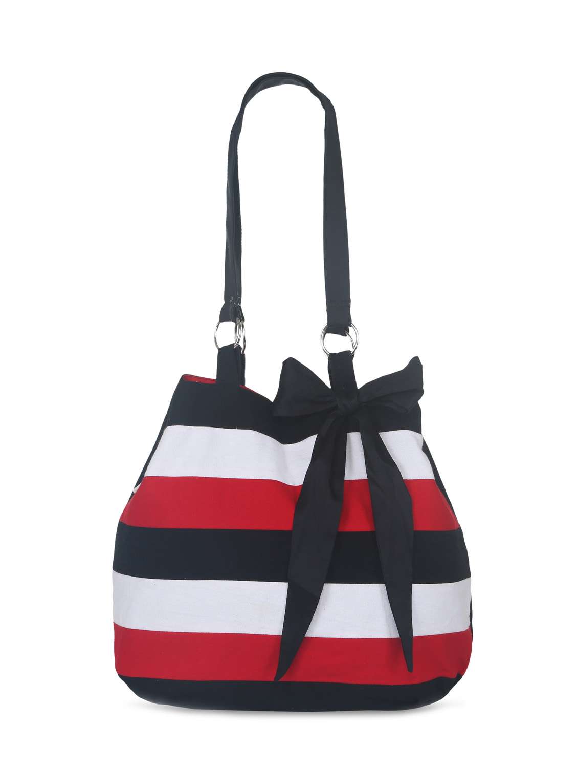 black canvas handbag