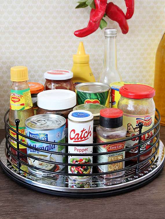 twist and turn rack -cum-utility framed holder