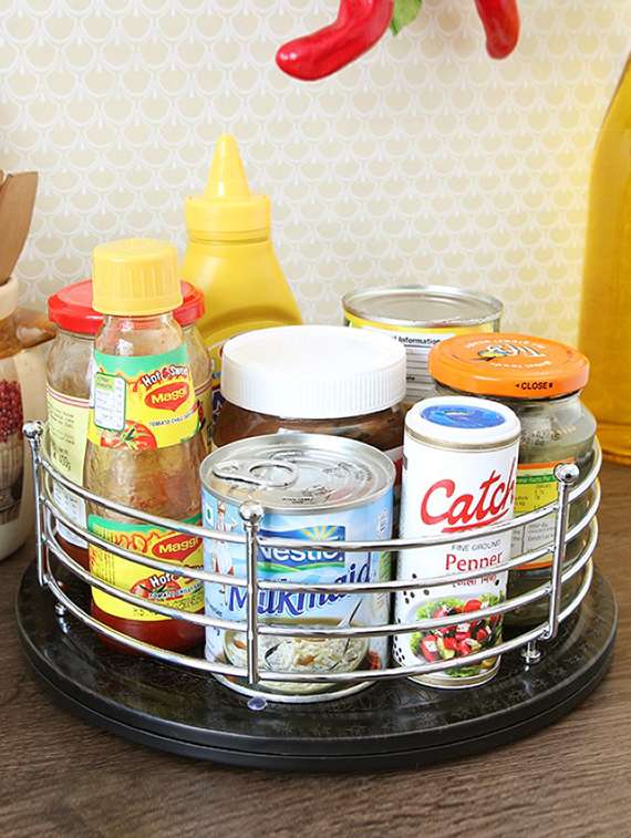 twist and turn rack -cum-utility framed holder