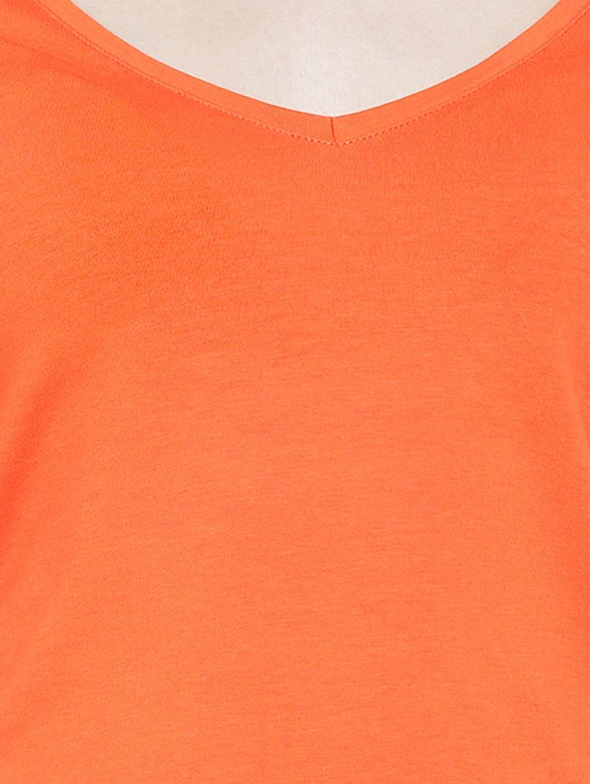 orange cotton regular top - 11299806 - Standard Image - 3