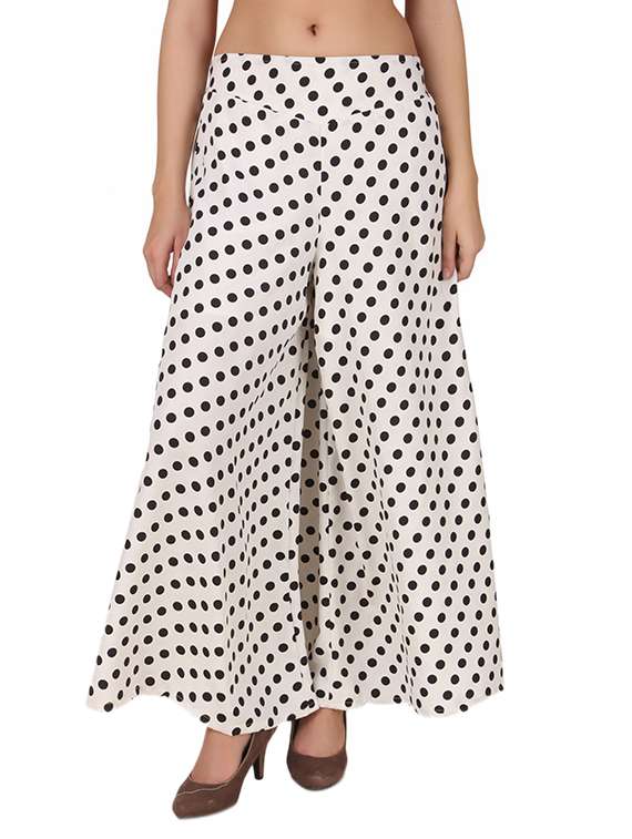 multi colored polyester palazzos