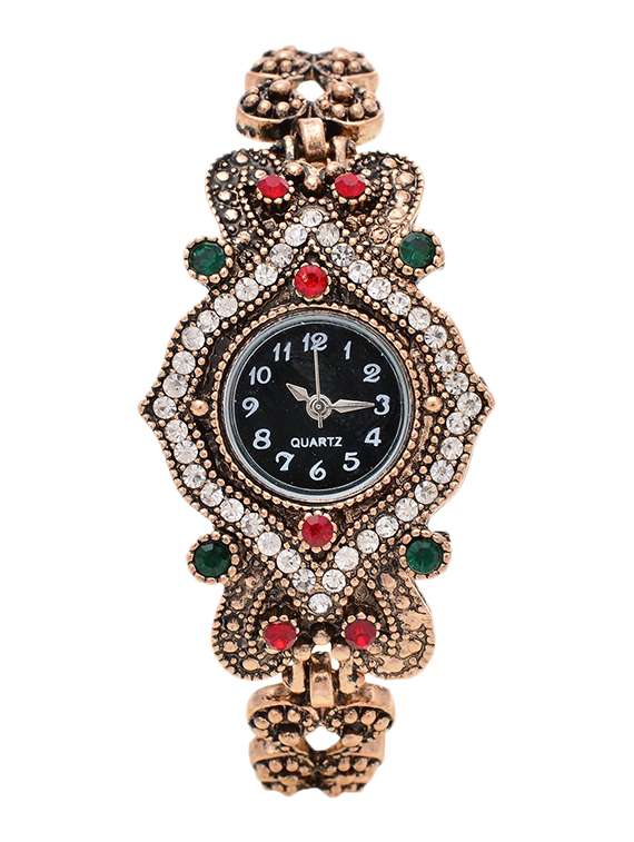 om analog multi-colour dial women's wrist watch - kunden-1