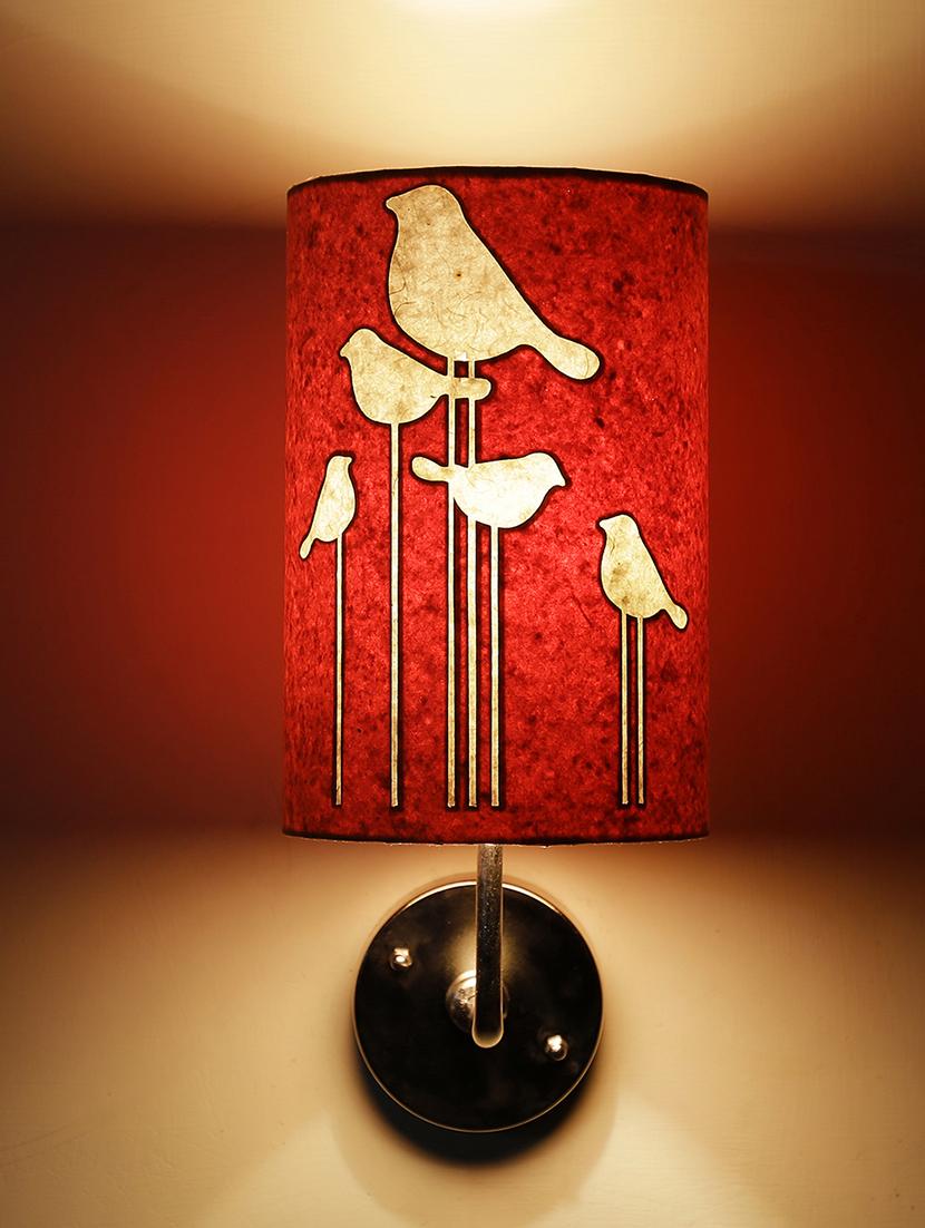 Orange Birds Wall Lamp - Craftter