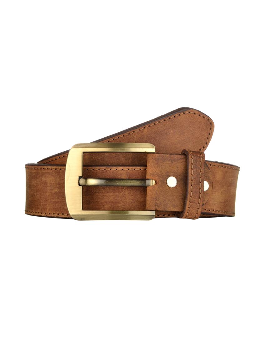 brown color, leatherette belt - 11358451 -  Zoom Image - 0