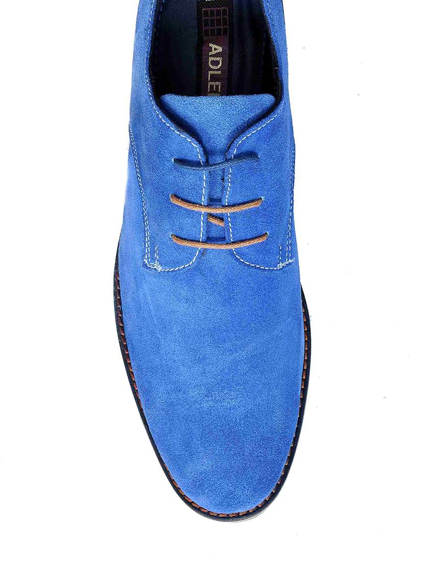 blue leather back strap shoes - 11366458 -  Standard Image - 3