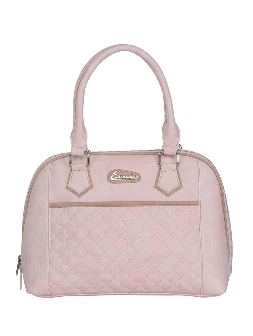 light pink faux leather handbag - 11369664 - Zoom Image - 0