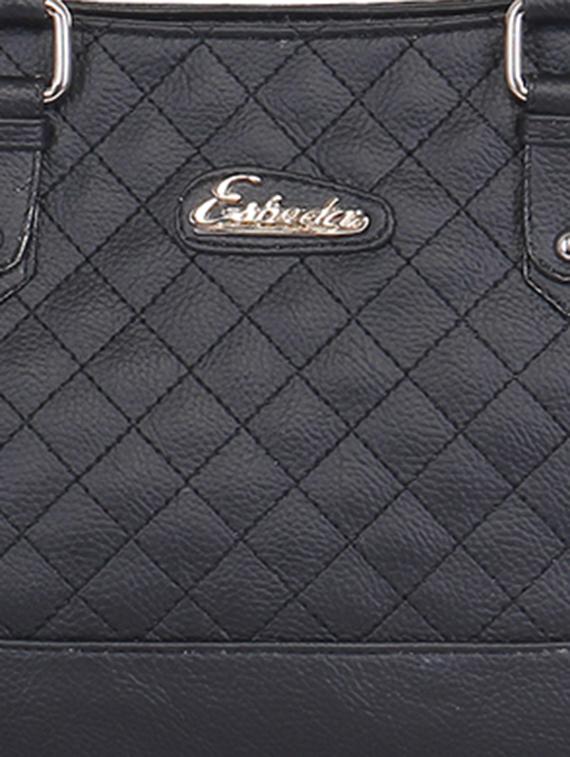 black faux leather handbag - 11369667 - Standard Image - 3