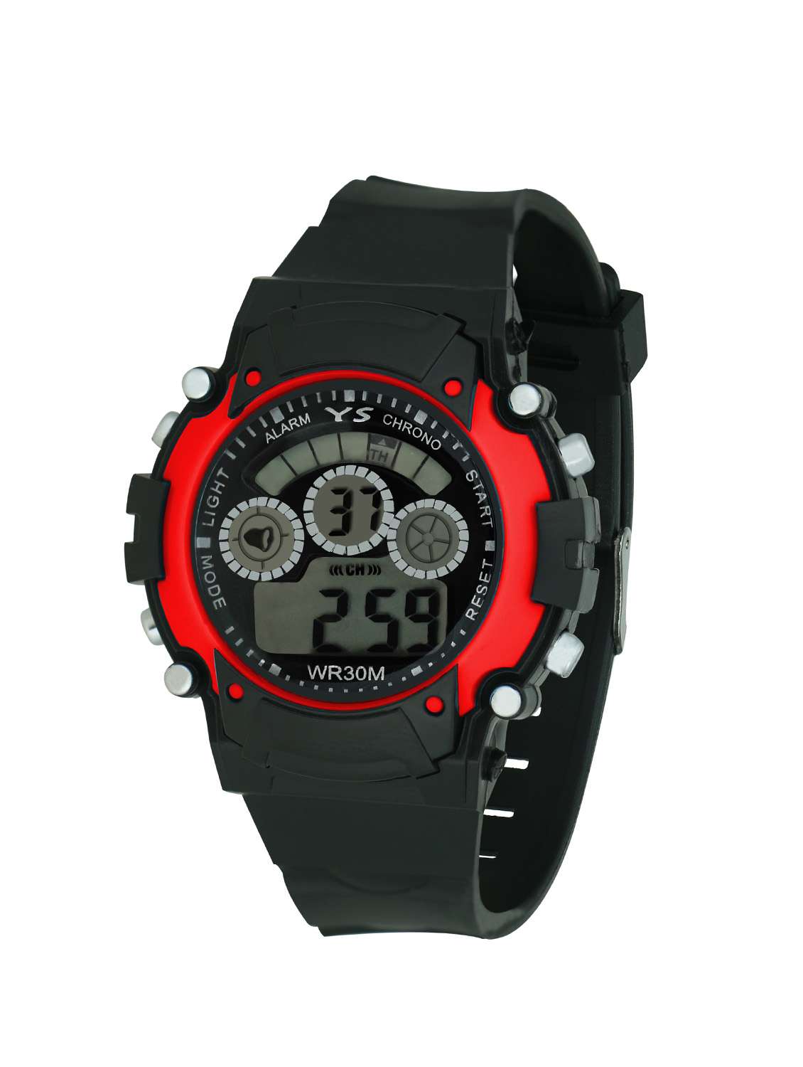 round dial digital watch-(ze009)