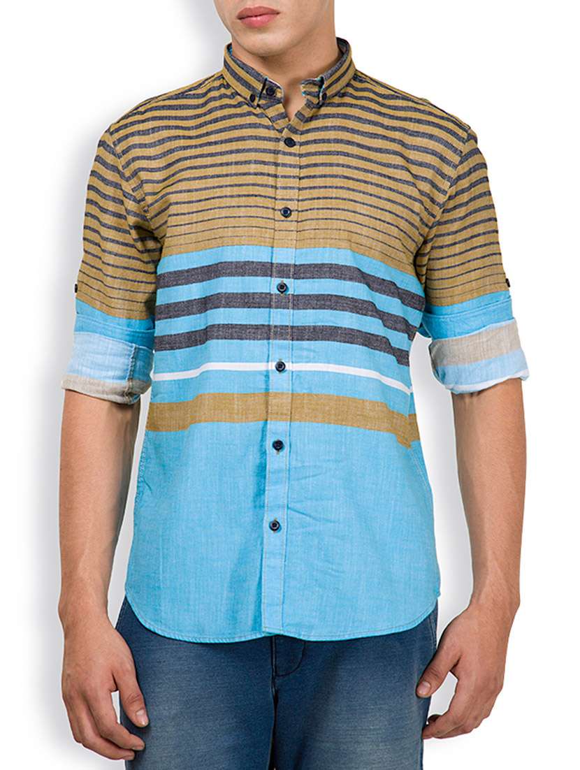 multi colored  cotton casual shirt