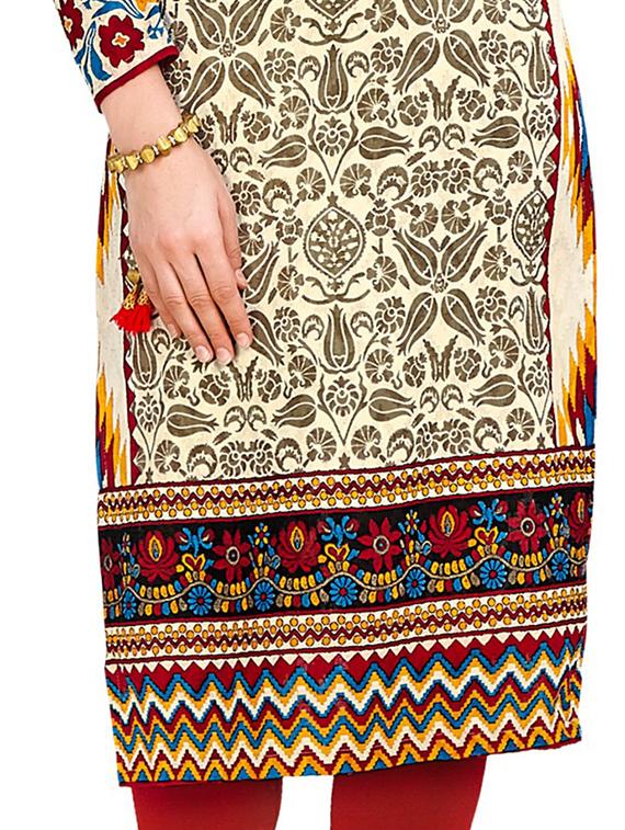 multi colored cotton dress material - 11423699 - Standard Image - 3