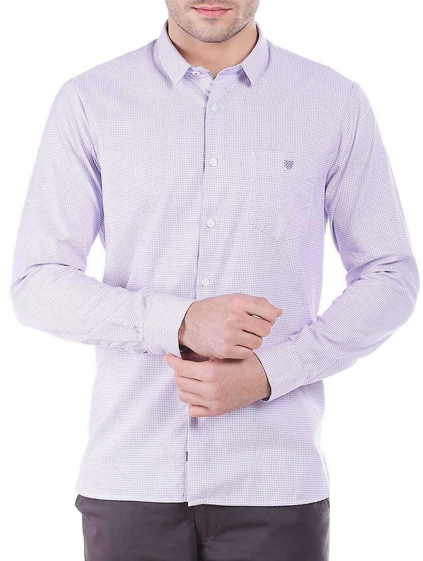 blue cotton casual shirt