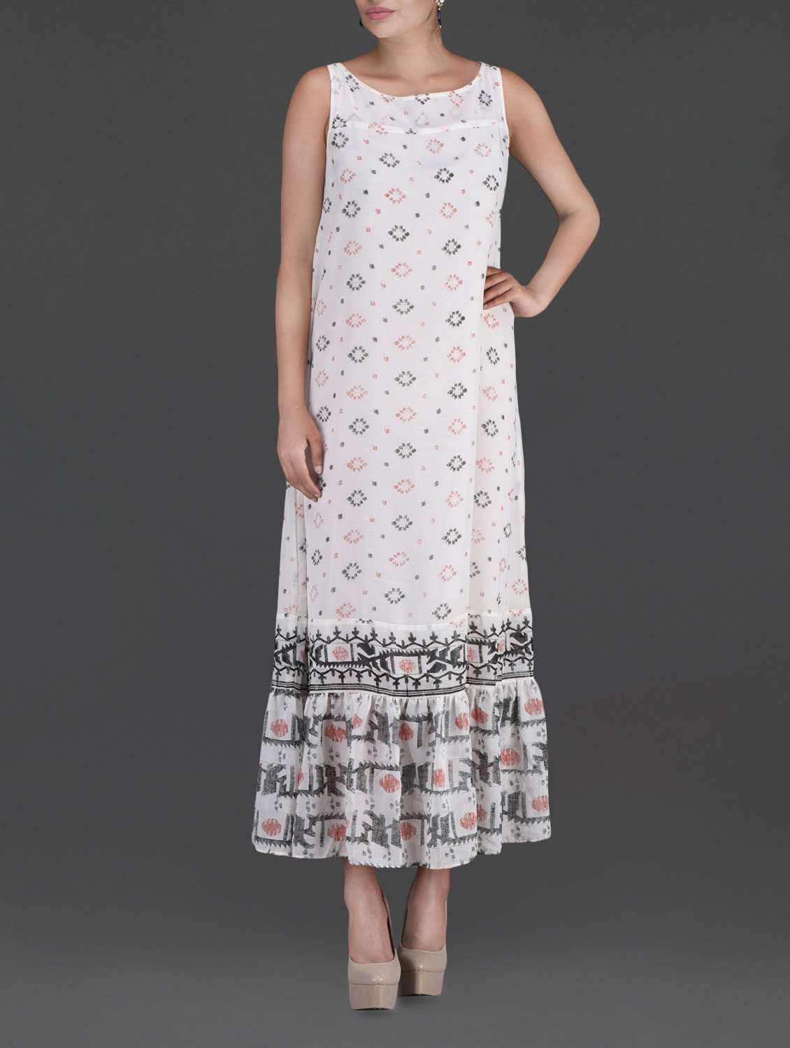 label ritu kumar maxi dress Buy Label RITU KUMAR Blue Fallon Long Dress at Amazon.in