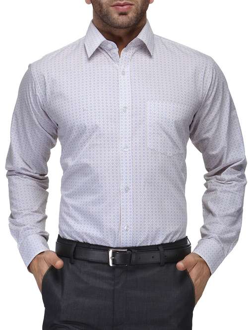 yellow cotton formal shirt - 11439018 - Standard Image - 0