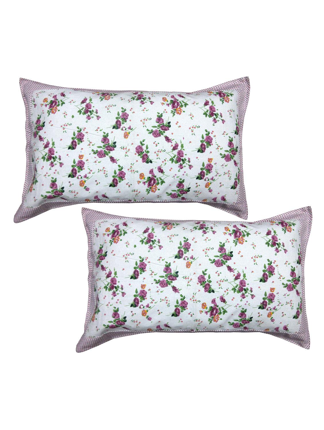 purple printed pillows (set of 2) - 11446799 -  Zoom Image - 0