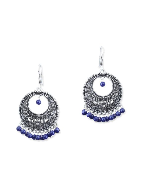 blue brass  earring - 11447653 -  Zoom Image - 0