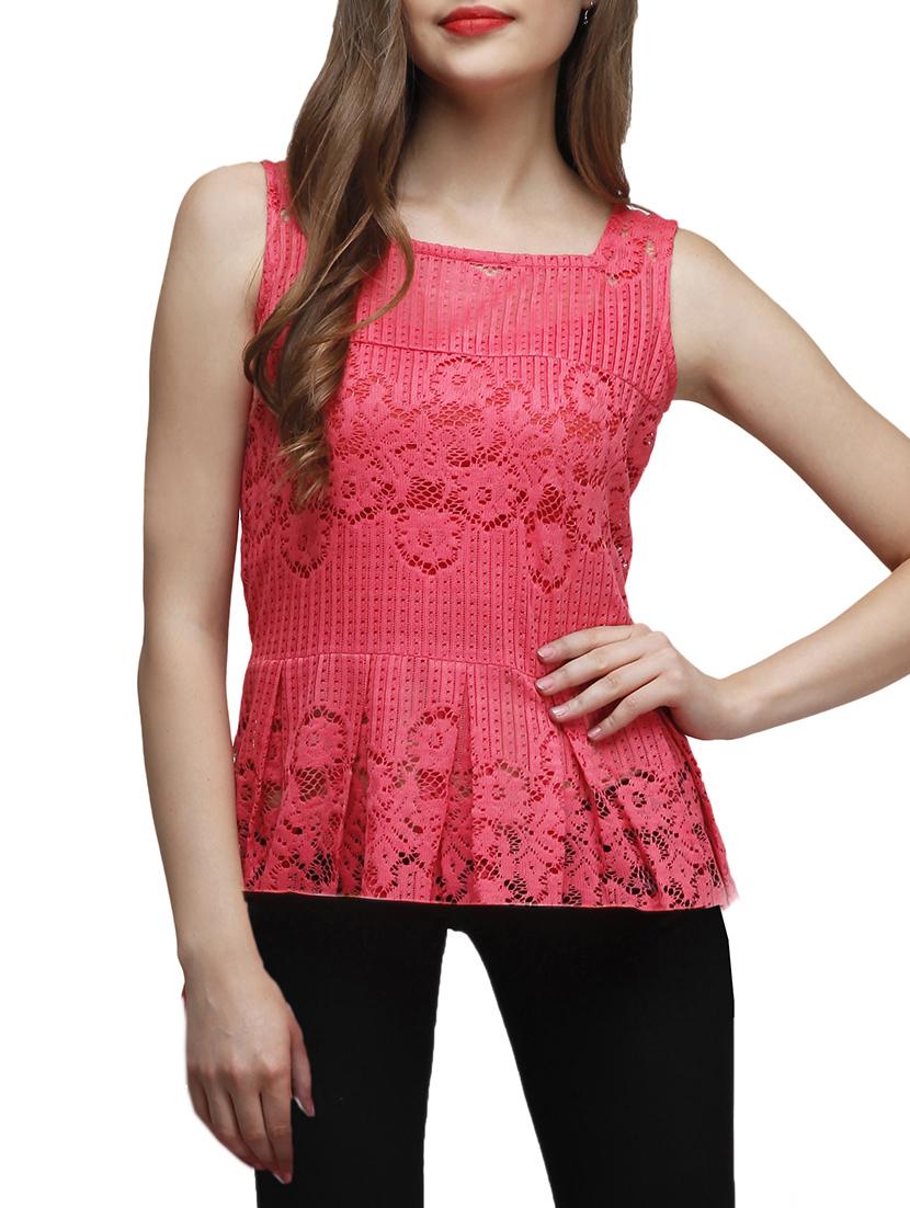women's self design square neck top - 11478970 - Zoom Image - 0