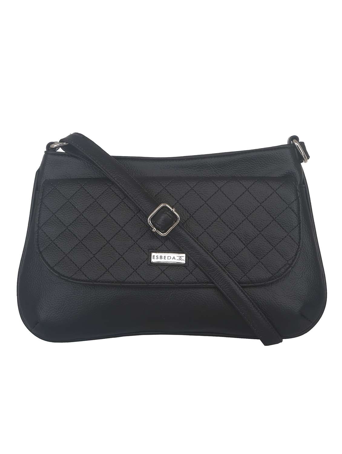 black solid regular sling bag - 11507245 -  Zoom Image - 0
