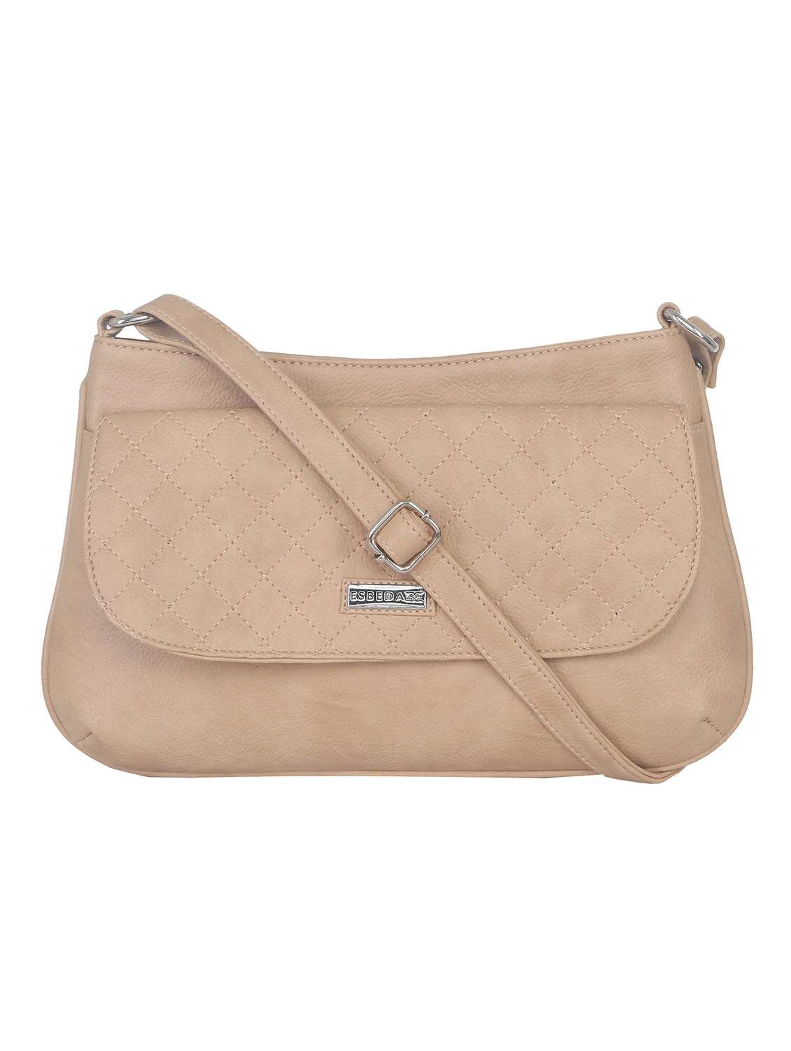 beige synthetic leather sling bag - 11507248 -  Zoom Image - 0
