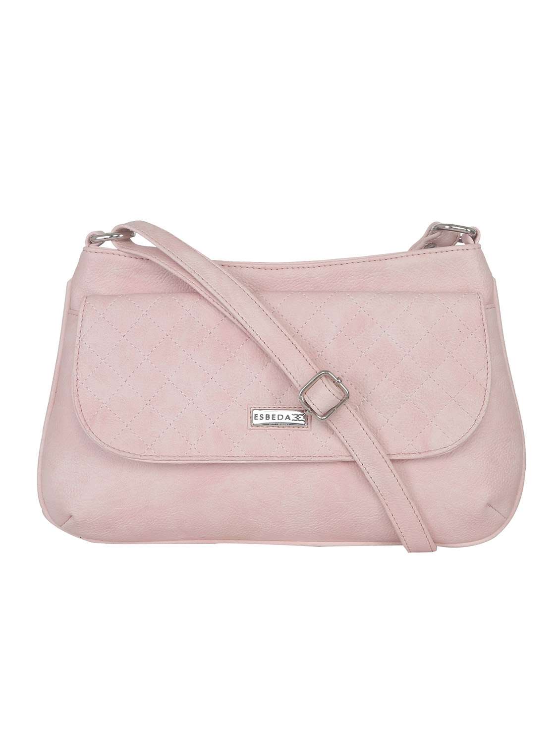 pink synthetic leather sling bag - 11507249 - Zoom Image - 0
