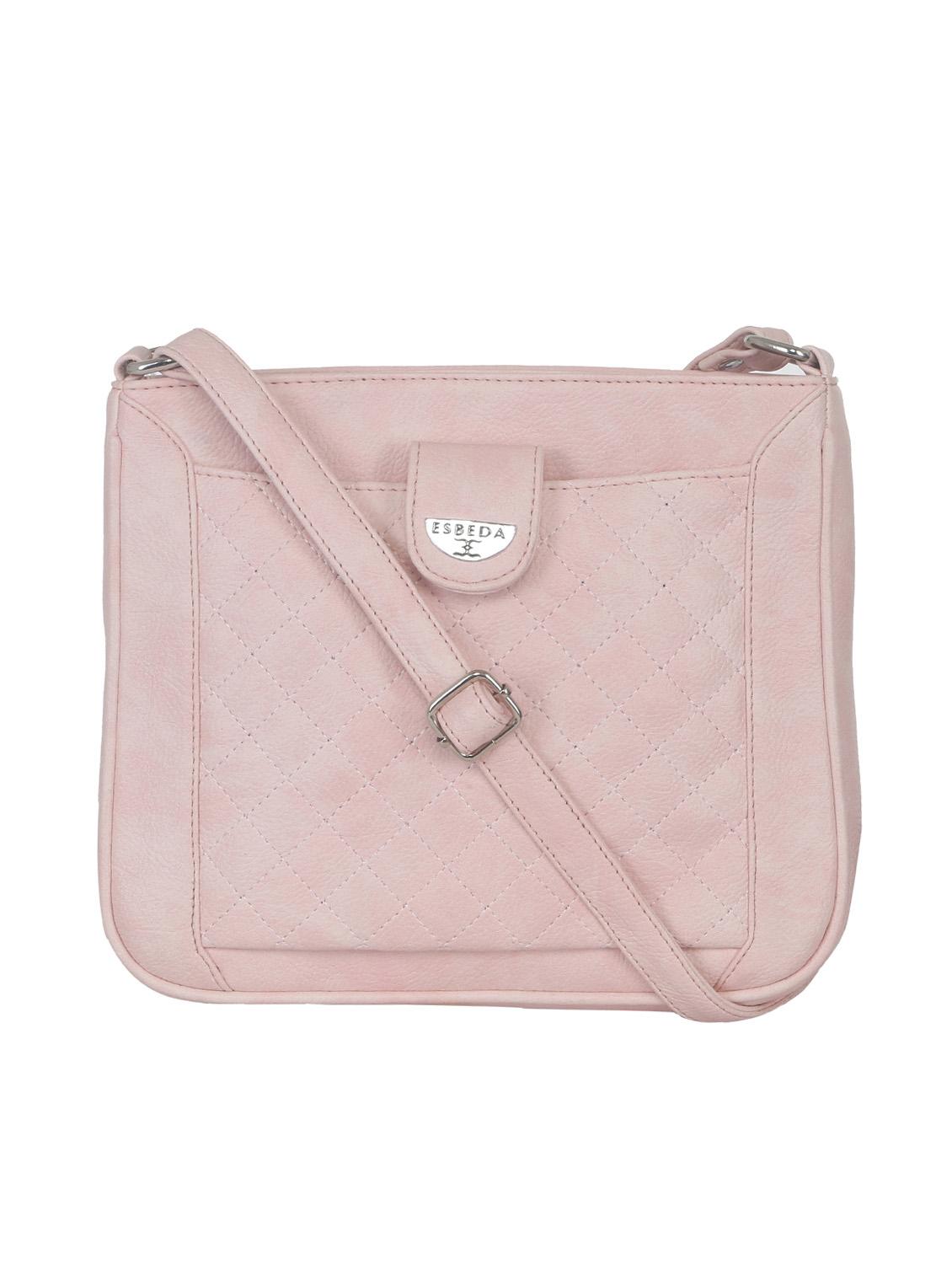 pink synthetic leather sling bag - 11507255 - Zoom Image - 0