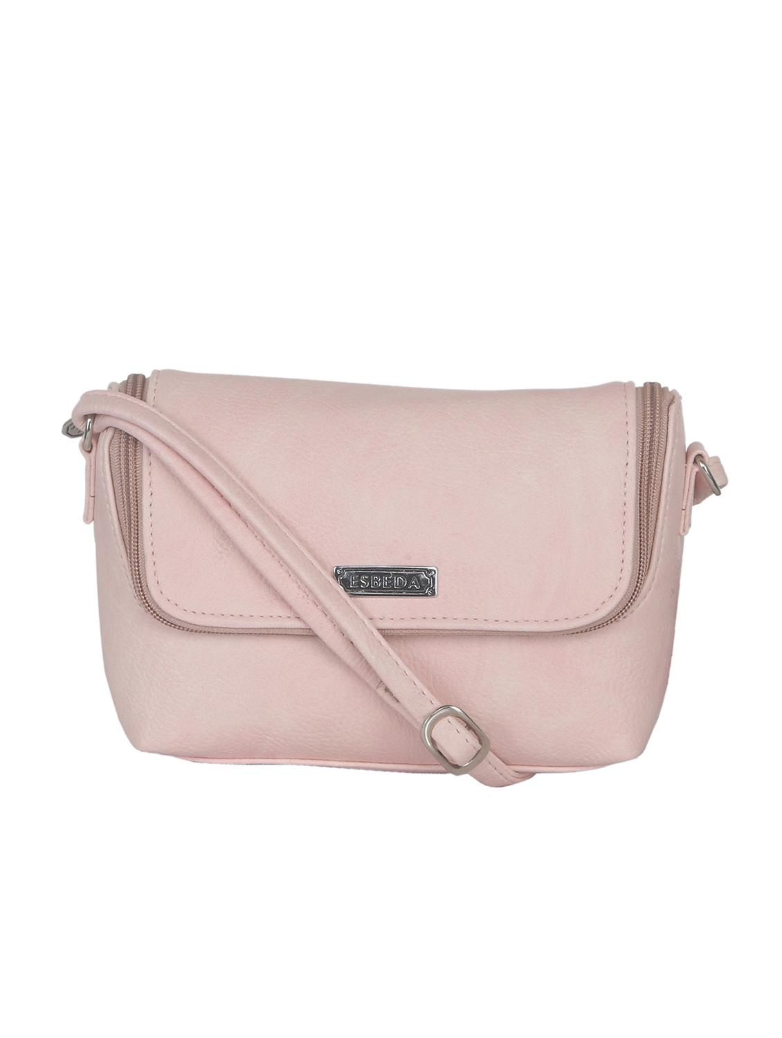 pink synthetic leather sling bag - 11507263 - Zoom Image - 0