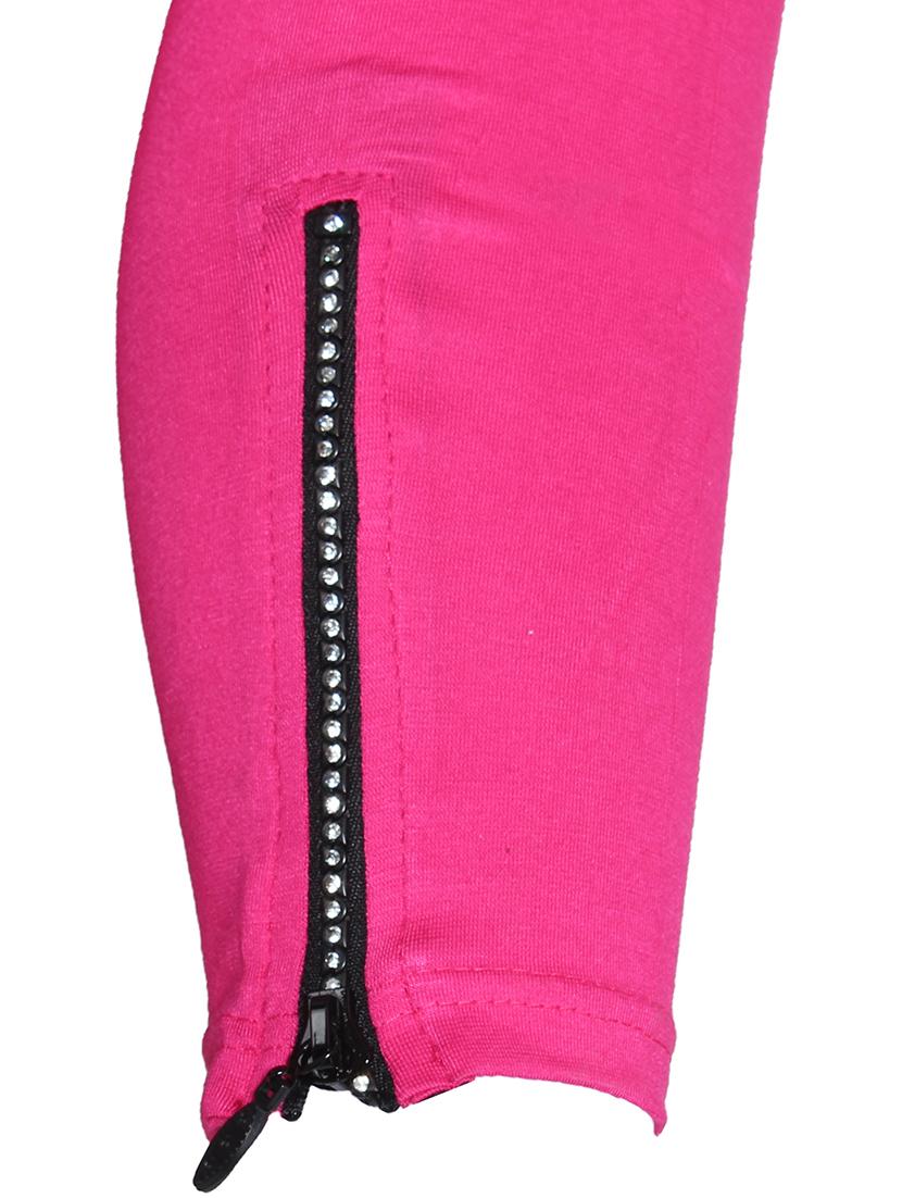 pink color, viscose capri - 11512295 - Standard Image - 3