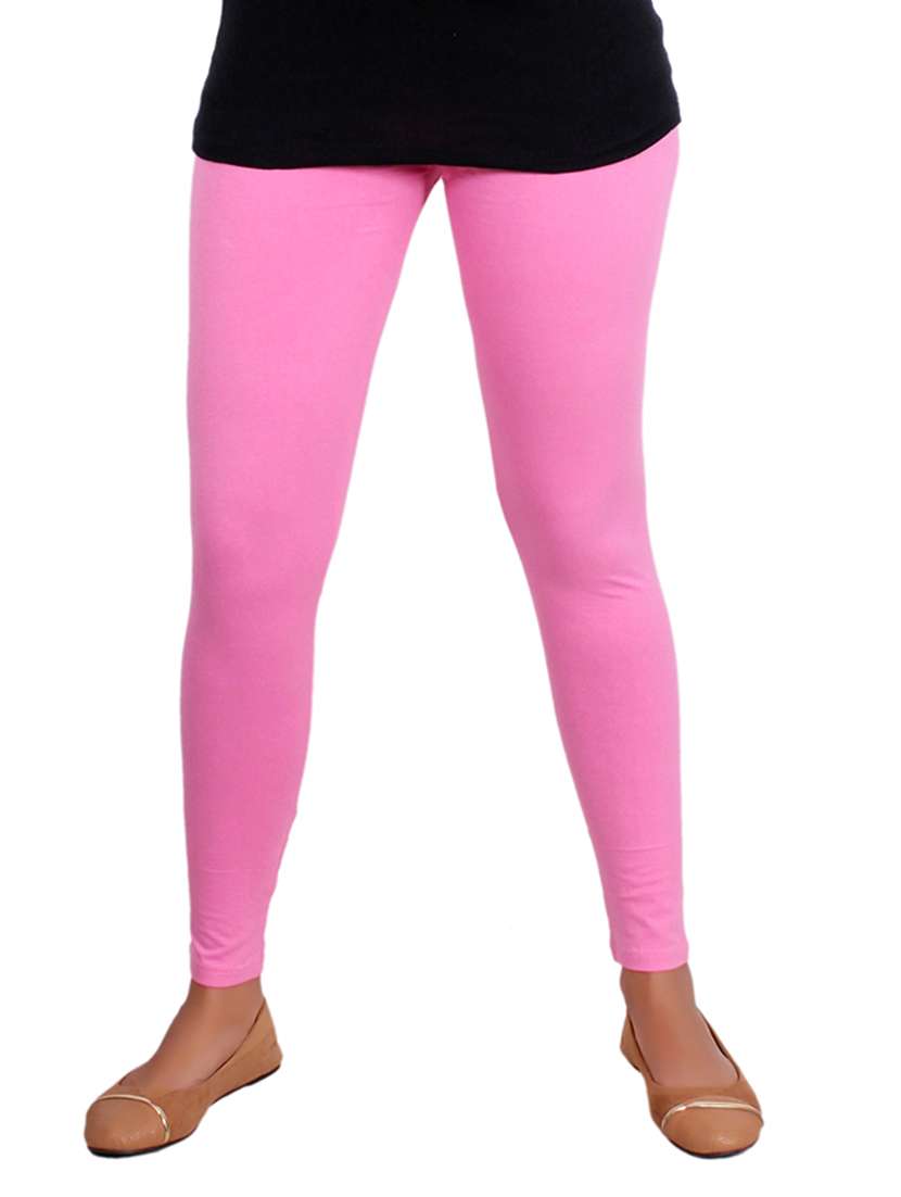 pink color, cotton legging - 11512321 -  Zoom Image - 0