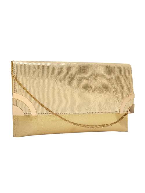 gold leatherette sling bag - 11512544 - Standard Image - 0